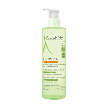 A-Derma Exomega Control 2in1 Gel Καθαρισμού για Ξηρό και Ατοπικό Δέρμα 500ml